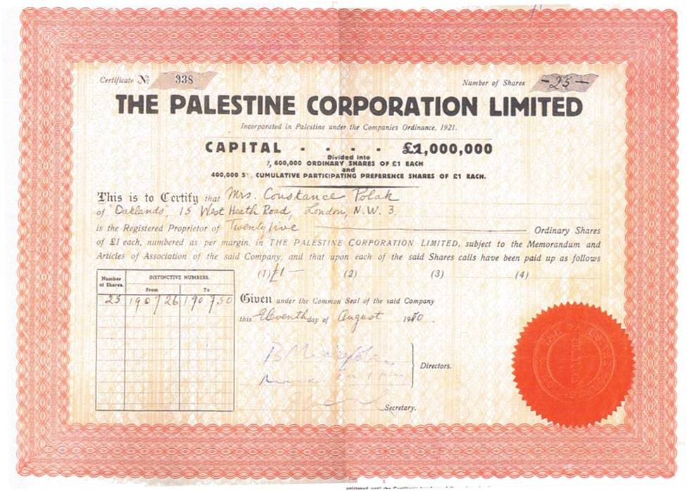 The Palestine Corporation Limited