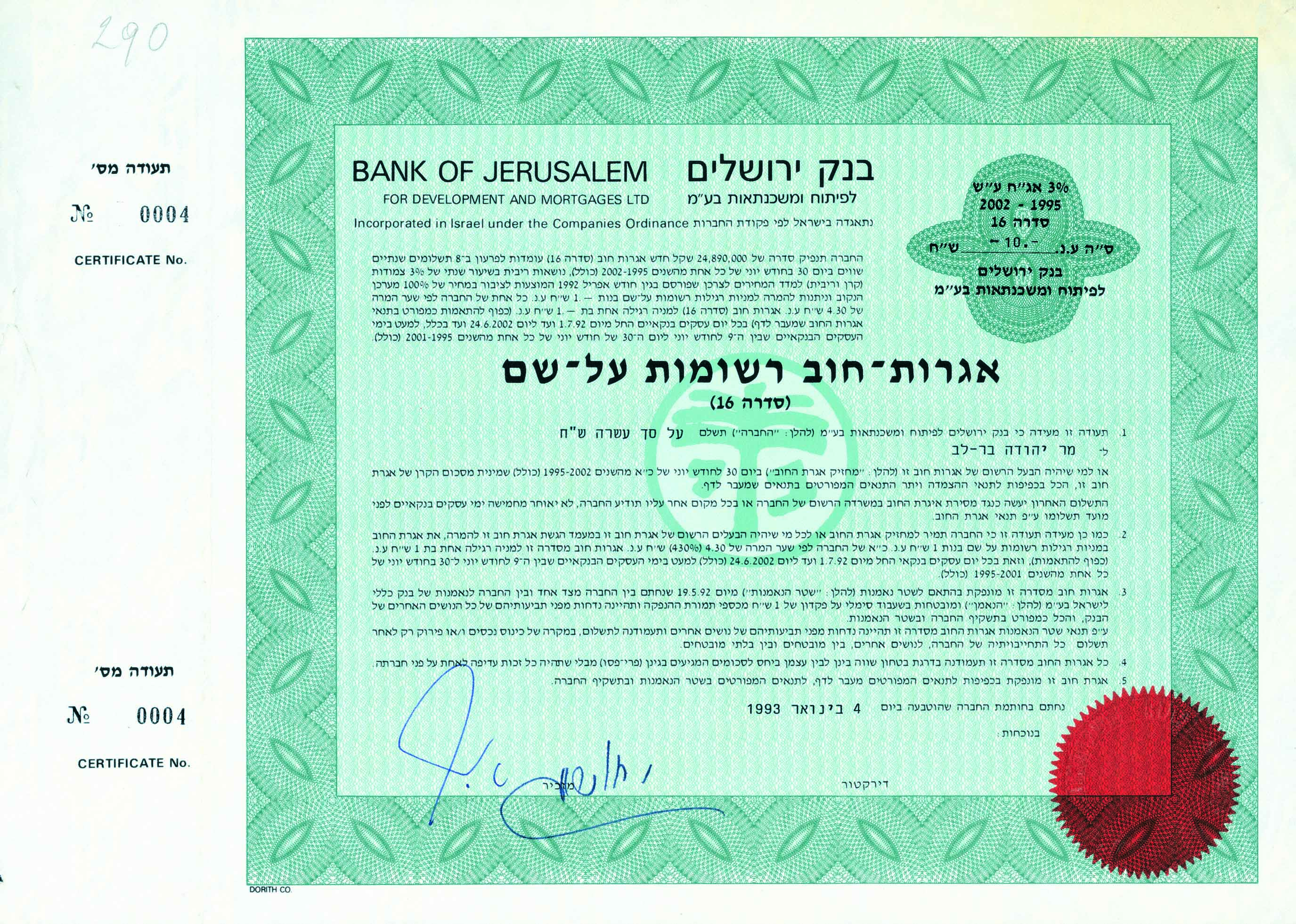 בנק ירושלים